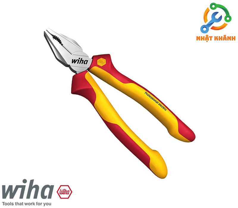 Kìm Đa Năng 180mm Cách Điện 1000 Volt WIHA 26708