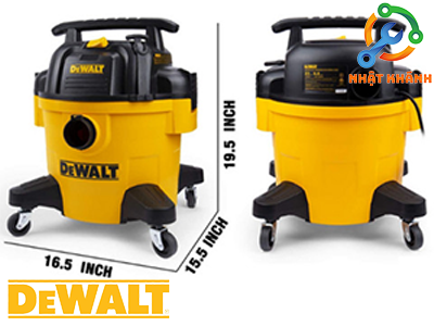 Máy Hút Bụi Công Nghiệp 3 Chức Năng 23 Lít Dewalt - DXV23P (Thương Hiệu Mỹ)