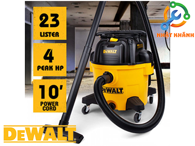 Máy Hút Bụi Công Nghiệp 3 Chức Năng 23 Lít Dewalt - DXV23P (Thương Hiệu Mỹ)