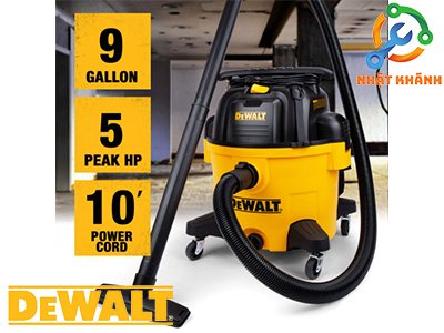Máy Hút Bụi Công Nghiệp 3 Chức Năng 34 Lít Dewalt - DXV34P (Thương Hiệu Mỹ)