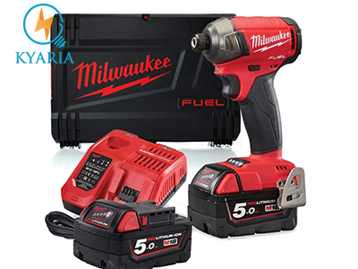 Milwaukee Máy vặn vít búa dầu pin 18V M18 FQID-502X (SET 5Ah)